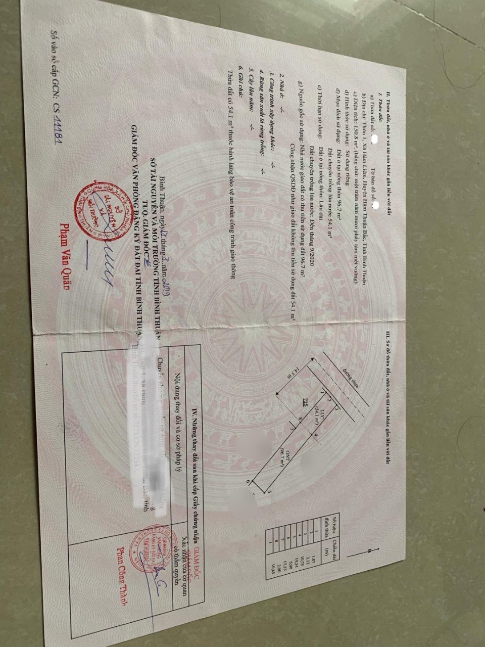 BÁN ĐẤT MẶT TIỀN ĐƯỜNG NHỰA HÀM LIÊM